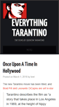 Mobile Screenshot of everythingtarantino.com