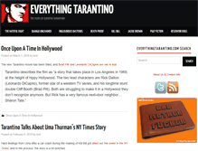 Tablet Screenshot of everythingtarantino.com